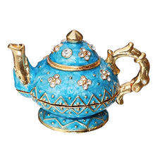 Load image into Gallery viewer, Retro lTrinket Box Hinged Hand-painted Figurine Collectible Ring Holder - EK CHIC HOME