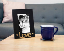 Load image into Gallery viewer, Black Wood Sentiments “Love” Picture Frame, 4x6 inch - EK CHIC HOME