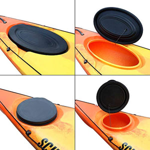 12.5ft Long Sit-in Kayak Includes SmartTrack Foot Operated Rudder, Paddle, and Rod Holder - EK CHIC HOME
