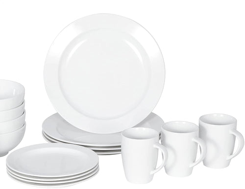 16 Piece Dinnerware Set,  Service for 4 - EK CHIC HOME