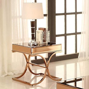 Orelia Luxury Copper 3-Piece Accent Table Set - 3piece - EK CHIC HOME