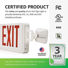 Load image into Gallery viewer, 2 Pack Double Sided LED Emergency EXIT Sign - EK CHIC HOME