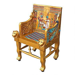 King Tutankhamen's Tomb Egyptian Throne Chair - EK CHIC HOME