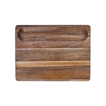 Load image into Gallery viewer, Large Reversible Multipurpose Thick Acacia Wood Cheese/Cutting Board: 16x12x1.5 - EK CHIC HOME