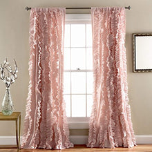 Load image into Gallery viewer, Belle Window Panel (Single Curtain)), 84&quot; x 54&quot; Pink - EK CHIC HOME