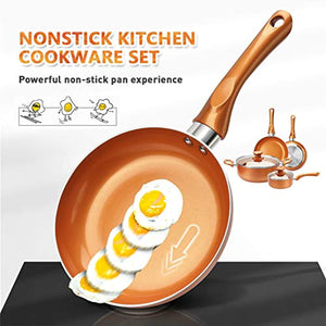 Non-stick Cookware Set 6 Pieces, Ceramic Non-Stick - EK CHIC HOME