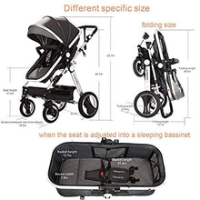 Load image into Gallery viewer, Convertible Bassinet Stroller Compact Single Baby Carriage - EK CHIC HOME