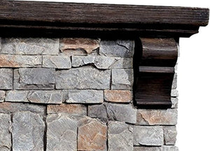 Classic Flame Pioneer Stone Electric Fireplace Mantel Package - EK CHIC HOME