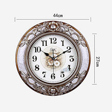 Load image into Gallery viewer, 20-inch European-Style Hanging Clock Quartz (Color : Agate Brown) - EK CHIC HOME