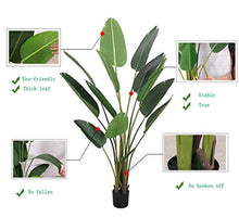 Load image into Gallery viewer, Artificial Palm Tree Bird of Paradise for Indoor Home Office - EK CHIC HOME