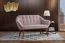 Load image into Gallery viewer, Couch for Living Room, Tufted Linen Fabric Love Seat - EK CHIC HOME