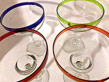 Load image into Gallery viewer, Chic Colors Margarita Glass Set, 4-Piece - EK CHIC HOME