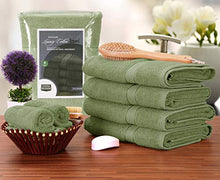 Load image into Gallery viewer, Premium Bath Towels (Pack of 4, 27 x 54) 100% Ring-Spun Cotton Towel Set - EK CHIC HOME