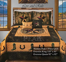 Load image into Gallery viewer, Western Peak 5 Pc Luxury Western Texas Star Cowboy - EK CHIC HOME