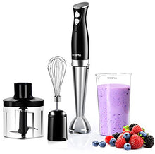 Load image into Gallery viewer, Premium Hand Blender with 8&quot; Removable Blending Arm - 2 Touch Speed Adjustable - EK CHIC HOME