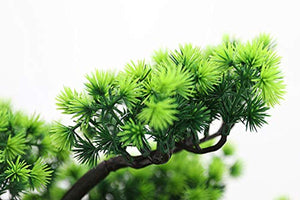 Japanese Artificial Cedar Bonsai Silk Tree - EK CHIC HOME