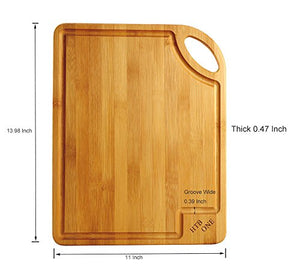 2 PCS Bamboo Cheese/Cutting Board Set - EK CHIC HOME