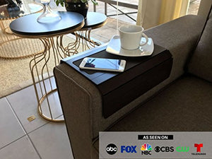 Sofa Couch Arm Tray Table with EVA Base - EK CHIC HOME