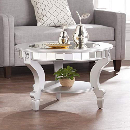 Glam Round Mirrored Coffee Table - EK CHIC HOME