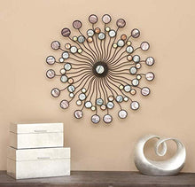 Load image into Gallery viewer, Metal Wall Modern Iron Starburst Wall Decor, 27&quot; - EK CHIC HOME