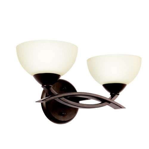 Wall Lighting Fixtures, Bronze 2 Light (15