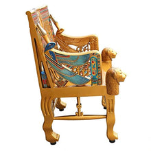 Load image into Gallery viewer, King Tutankhamen&#39;s Tomb Egyptian Throne Chair - EK CHIC HOME