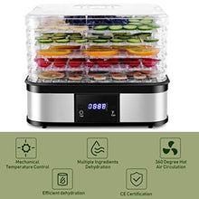 Load image into Gallery viewer, Electric 5-Tire Fruit Vegetable Dryer with Adjustable Timer and Temperature Control - EK CHIC HOME