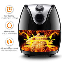 Load image into Gallery viewer, Electric Air Fryer, UL Certified, 3.2 Quart - Healthy Oil Free Cooking - EK CHIC HOME