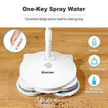 Load image into Gallery viewer, Cordless Electric Spin Mop, Spray Wireless Dual- Head Mop with LED Light - EK CHIC HOME