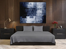 Load image into Gallery viewer, Soft Brushed Microfiber Wrinkle Fade and Stain Resistant 4-Piece Set Grey - EK CHIC HOME
