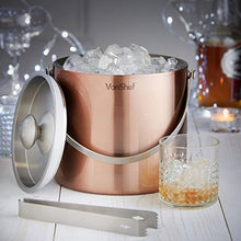 Load image into Gallery viewer, Copper Stainless Steel Ice Bucket Barware Kit - EK CHIC HOME