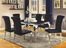 Load image into Gallery viewer, 5-Piece Dining Set with Upholstered Side Chairs Black - EK CHIC HOME