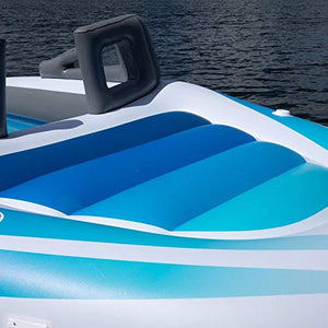 6-Person Inflatable Bay Breeze Boat Island - EK CHIC HOME