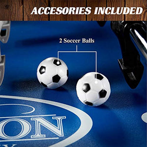 Soccer Foosball Table and Balls Set for Adults 54 in - EK CHIC HOME