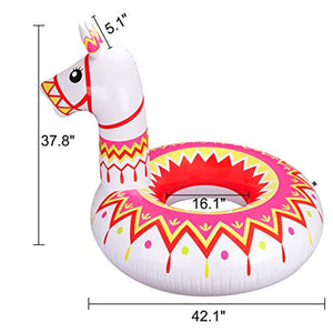 Llama Pool Float Party Water Toys Supplies - for Adults & Kids - EK CHIC HOME