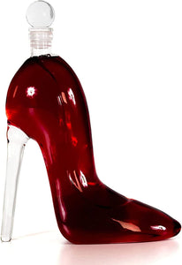 Stiletto Wine & Whiskey Decanter with Stopper - Handcrafted - EK CHIC HOME
