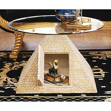 Load image into Gallery viewer, Great Egyptian Pyramid of Giza Sculptural Glass-Topped Table - EK CHIC HOME