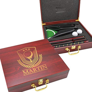 Custom Personalized Golf Set - Engraved Executive, Business, Groomsmen, Golfer, Dad Gifts - EK CHIC HOME