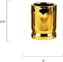 Load image into Gallery viewer, 50 Caliber Bullet Shot Glasses Set - Set of 4 - Each holds 2 Ounces - EK CHIC HOME