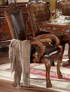 French Formal Dining Room Set with Dining Table and 6 x Dining Chair - EK CHIC HOME