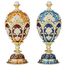 Load image into Gallery viewer, The Pavlousk Collection Romanov Style: Nikolaievich Enameled Egg - EK CHIC HOME