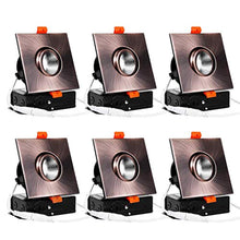 Load image into Gallery viewer, 6-Pack 3 Inch LED Square Dimmable Recessed Light with J-Box - EK CHIC HOME