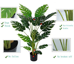 Artificial Palm Tree Eco-Friendly UV Protection for Indoor Outdoor Home Office - EK CHIC HOME