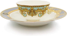 Load image into Gallery viewer, 43-pc Dinner Set, Greek Vase, Bone China Porcelain (Green) - EK CHIC HOME