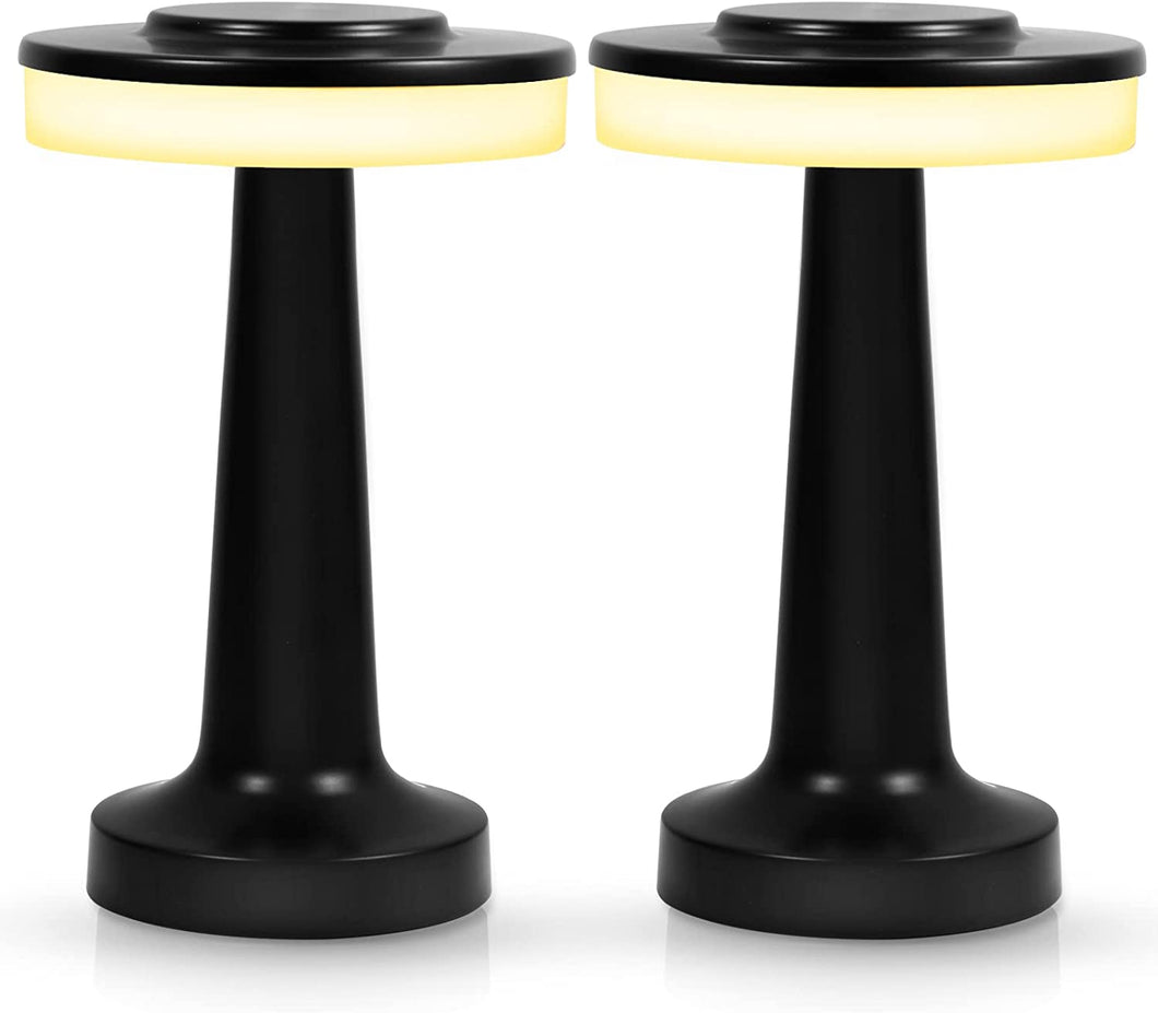 Nightstand Lamp Set of 2, Portable Table Sensor Control - EK CHIC HOME