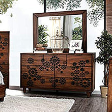 Load image into Gallery viewer, Contemporary Dark Oak Finish Bedroom Furniture 4piece California King Size Set - EK CHIC HOME