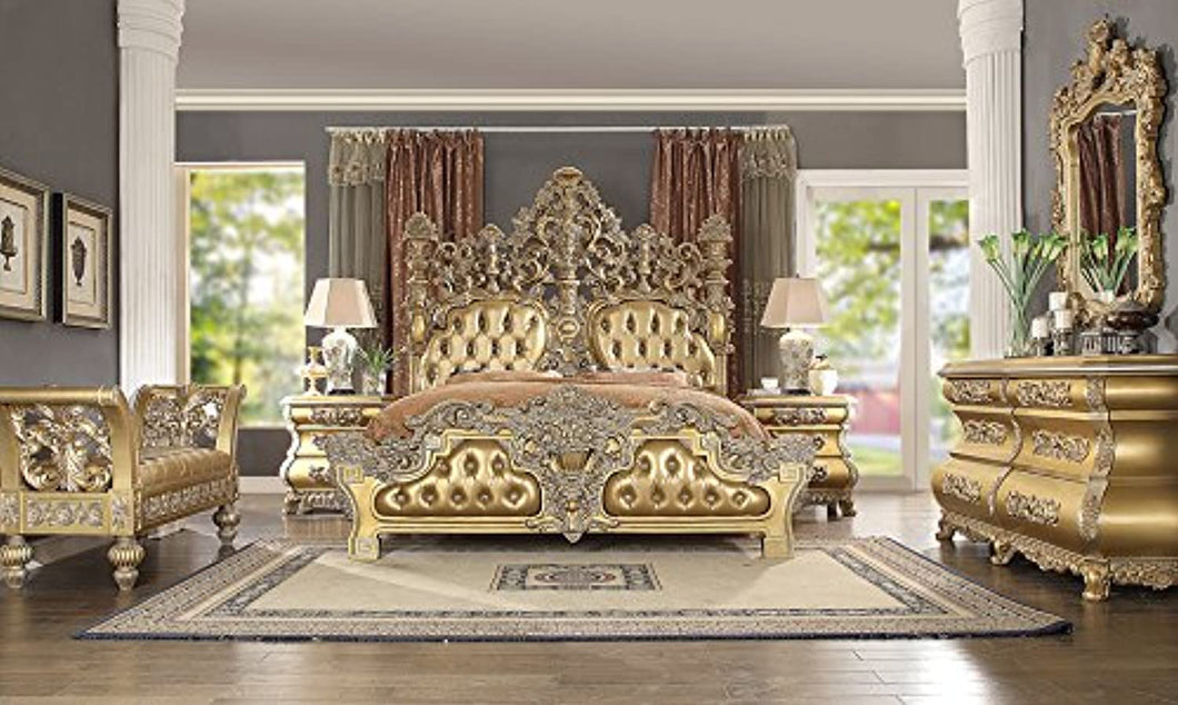 King Size French Style Formal Bedroom Set - EK CHIC HOME