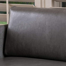 Load image into Gallery viewer, Nyx Grey Leather Loveseat - EK CHIC HOME