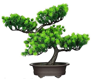 Japanese Artificial Cedar Bonsai Silk Tree - EK CHIC HOME