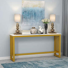 Load image into Gallery viewer, 70.9 Inch Extra Long Gold Sofa Table, Modern Console Table - EK CHIC HOME